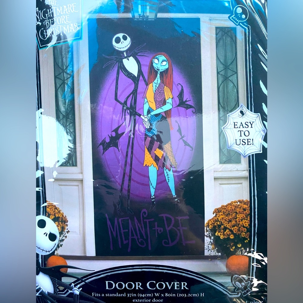 Nightmare Before Christmas ( Reusable) Door Cover